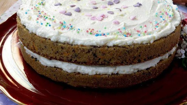 Морковена торта с киноа