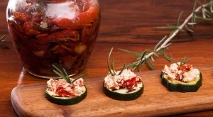 Хапки с гриловани тиквички