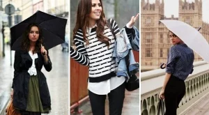 4 комбинации със стилни обувки за дъждовно време