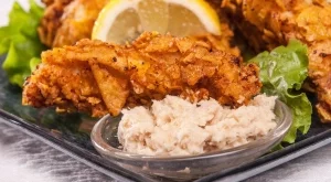 Хрупкави пилешки филенца с корнфлейкс