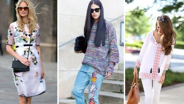 Как да носим актуалните дрехи с бродерии