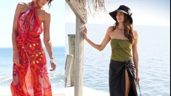 4 стилни начина да носите парео на плажа
