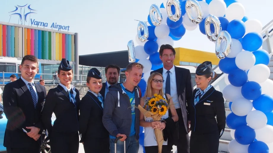 Варненското летище посрещна едномилионния си пътник 