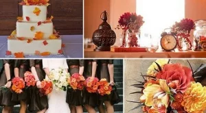 4 приказни цветови комбинации за есенна сватба