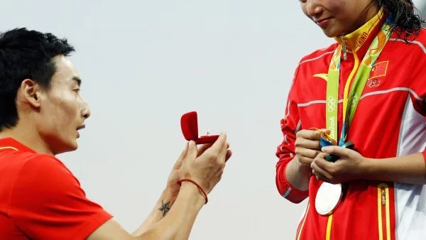 Предложение за брак на Олимпиадата в Рио