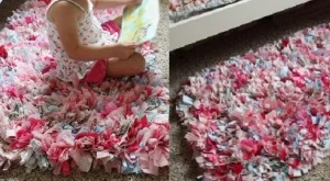 Направи си сама: Килимче от стари дрехи