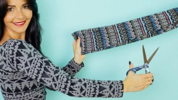 Направи си сама за секунди: Блуза от клин