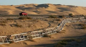 В Китай построиха най-голямата магистрала в пустиня