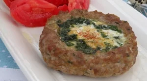 Гнезда от кайма със спанак и Моцарела