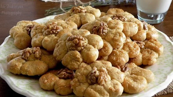 Домашни курабийки с орехи