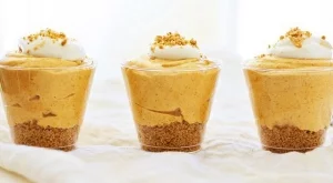 Тиквен чийзкейк в купички