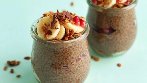 Чиа пудинг с какао 