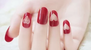 Идеи за червен маникюр