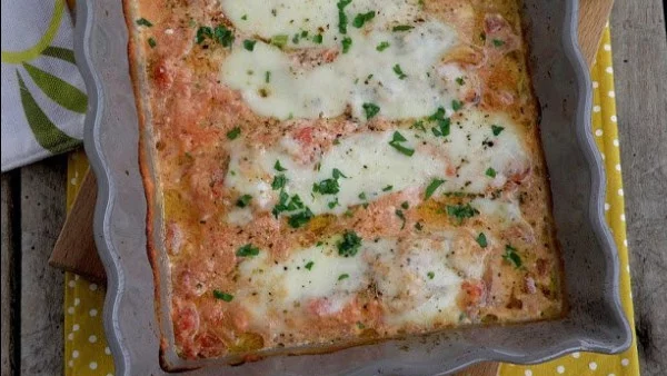 Пиле с домати и Моцарела 