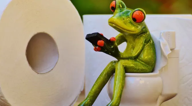 Учените предупреждават да спрем да ползваме телефона си в тоалетната