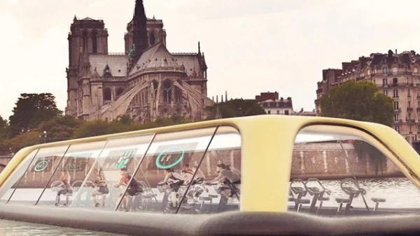 Създадоха плаващ фитнес