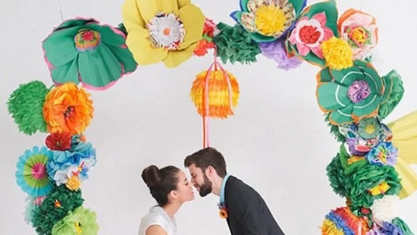 Сватбени идеи за цветно настроение