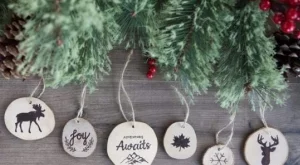 Направи си сама: Коледна дървена украса