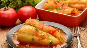 Пълнени чушки с киноа