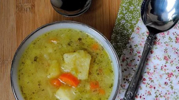 Супа с картофи и праз