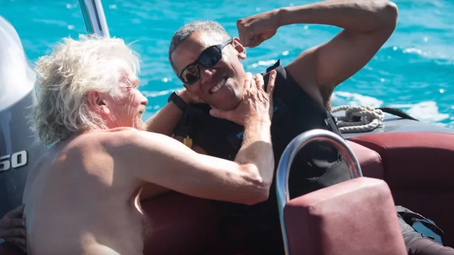 PR акция ли е ваканцията на Ричард Брансън и Барак Обама?