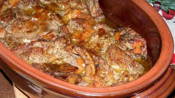 Бавно печени свински пържоли