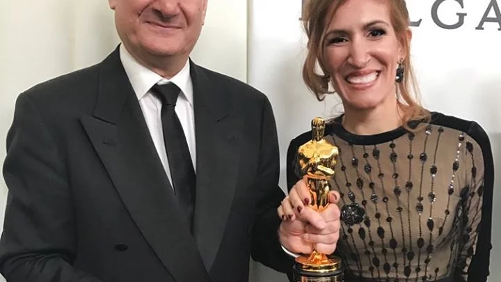 Бившият министър Николина Ангелкова се щракна със знаменитости на "Оскар"-ите