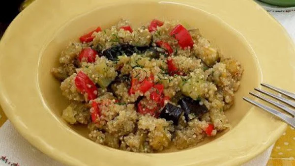 Киноа с печени зеленчуци 