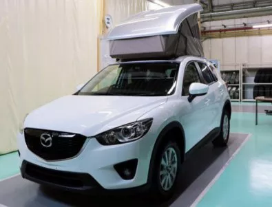 Mazda превърна CX-5 в палатка за къмпинг