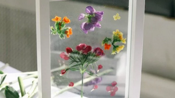 Направи си сама: Цветя в рамка