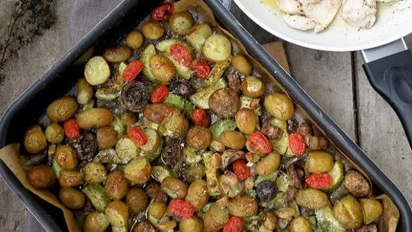 Печени зеленчуци по италиански