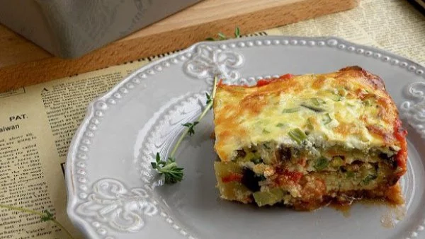 Запеканка с патладжани и Рикота