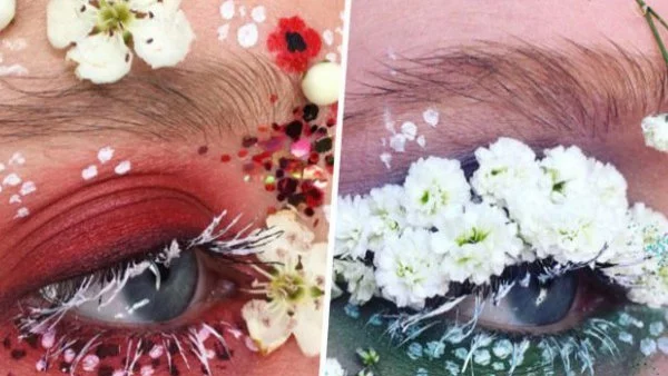 Цветя върху очите този сезон