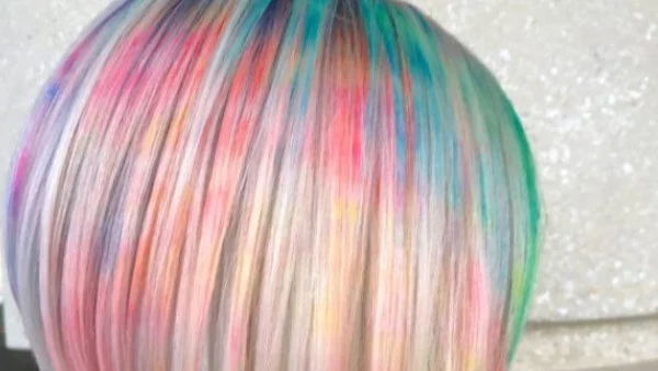 Боядисване на косата с мраморен ефект (видео)