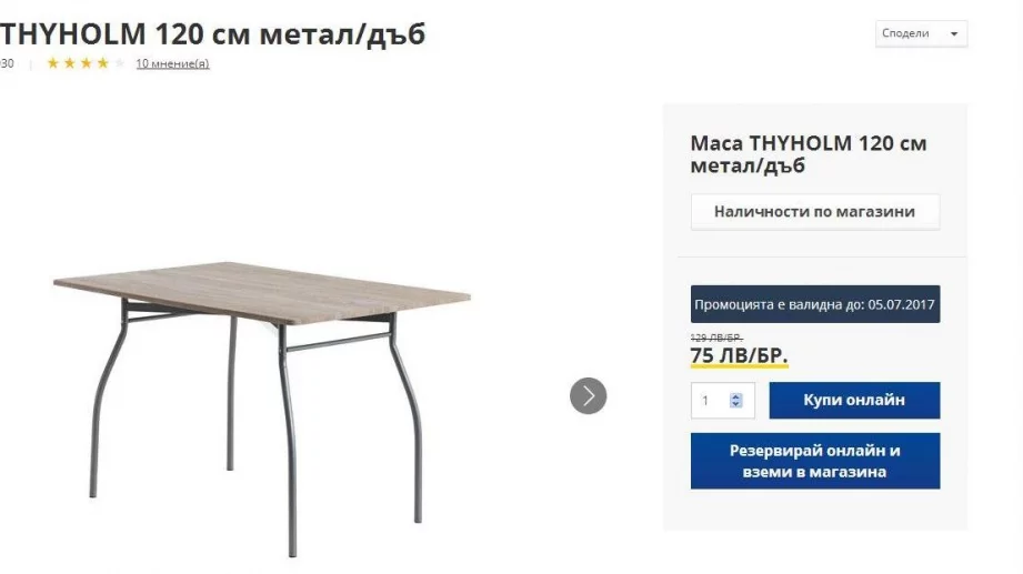 Онлайн магазини за мебели и лекарства заблуждавали потребителите