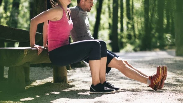 Тренировка с любимия на пейка (видео)