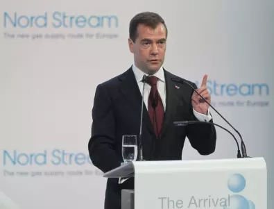 Медведев обеща на Европа газ по 2000 евро след решението за Северен поток 2