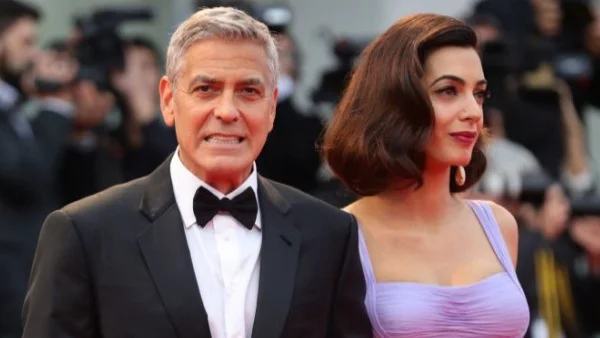 Джордж Клуни проговори за близнаците си