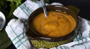 Крем супа от сладки картофи 