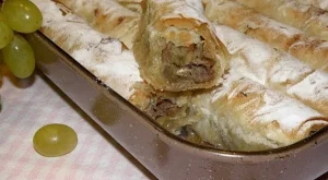 Щрудел с грозде