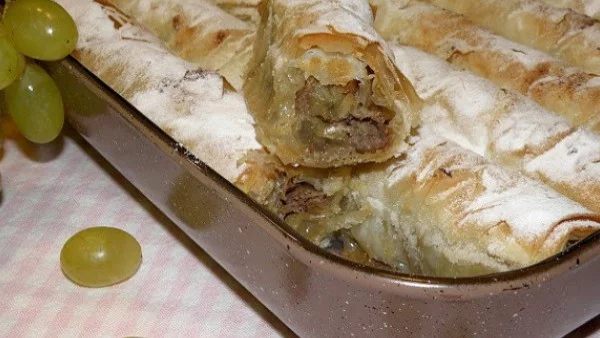 Щрудел с грозде