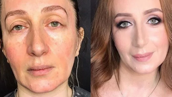 Няма да повярвате как изглеждат тези жени преди и след грим (снимки)