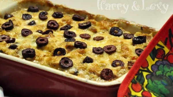 Картофен огретен с риба тон