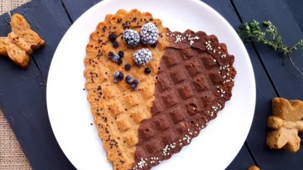 Медено брауни-сърце