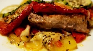 Свински пържоли “Капрезе”