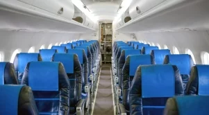 Защо седалките в повечето самолети са сини