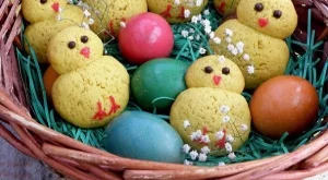 Великденски портокалови пиленца