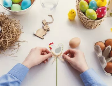 Деца в Благоевград започнаха да украсяват яйца