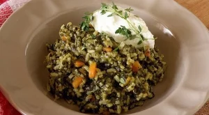 Пресен лапад с ориз