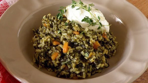 Пресен лапад с ориз